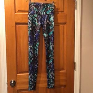 K Deer snake print pants